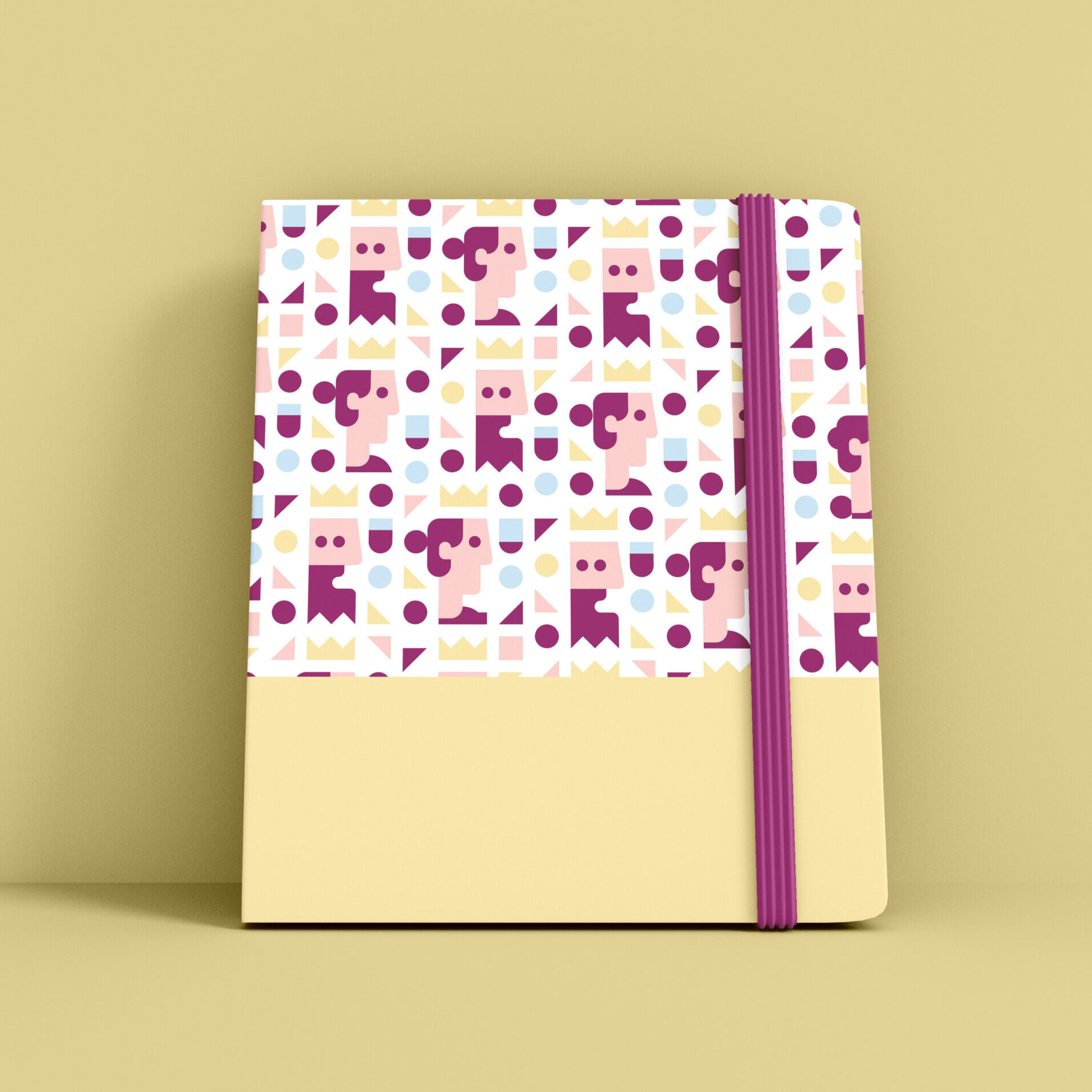 Hardcover Notebook Dairy Mockup